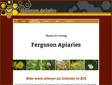 Tablet Screenshot of fergusonapiaries.on.ca